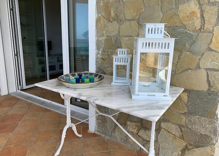 Sfondo Blu Villa Sul Mare